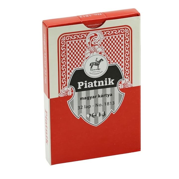Pachet de 32 carti de joc unguresti - Rosu