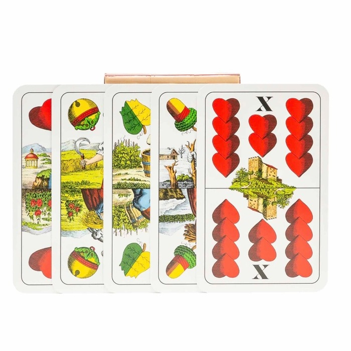 Pachet de 33 carti de joc unguresti - Rosu [2]