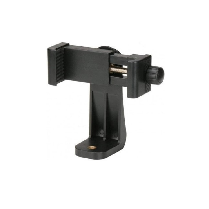 Pachet mini trepied de masa extensibil din aluminiu cu cap de bila reglabil si suport telefon universal cu surub, montura 1/4 inch, reglabil 13–20 cm [3]