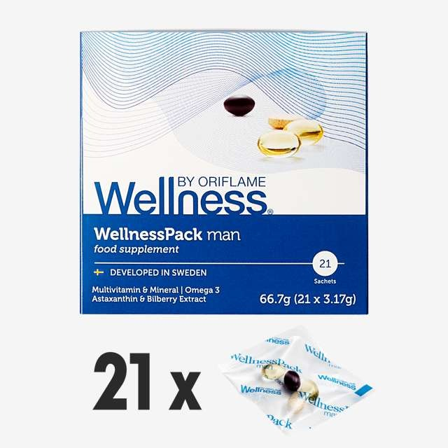 Pachet suplimente alimentare Wellness pentru barbati, cantitate 21 portii [2]