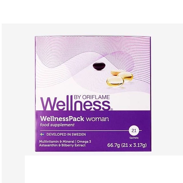 Pachet suplimente alimentare Wellness pentru femei, cantitate 21 portii