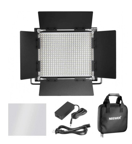 Kit 2 Panouri Neewer Bi Color 660 LED,trepiezi 200 cm,4 baterii + 4 incarcatori,2 gentute transport [6]