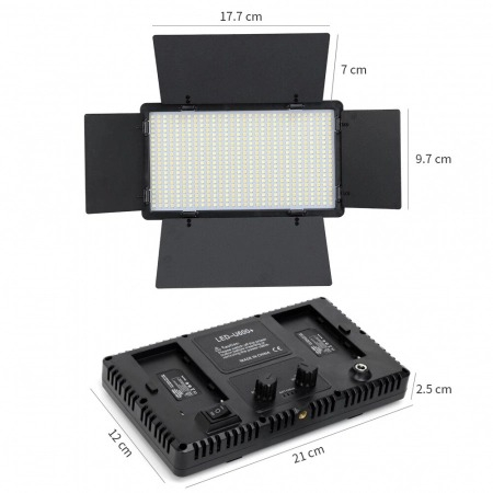 Panou Bi-Color 600 LED, trepied 160 cm inclus [3]