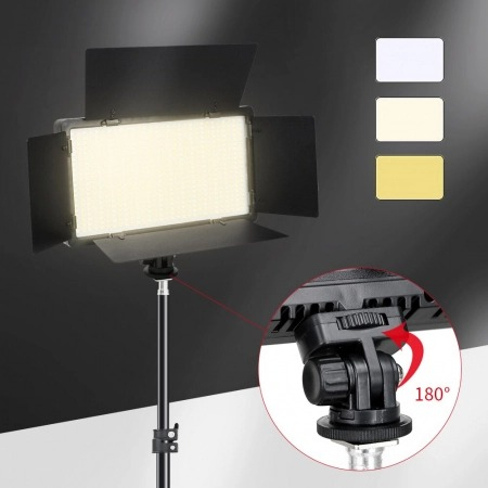 Panou Bi-Color 600 LED, trepied 160 cm inclus [6]