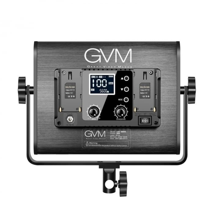 Panou Bi Color GVM 680RS, 560 LED, trepied 200 cm inclus, accesorii alimentare [3]