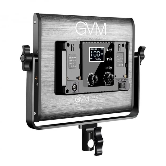 Panou Bi Color GVM 680RS, 560 LED, trepied 200 cm inclus, accesorii alimentare [4]
