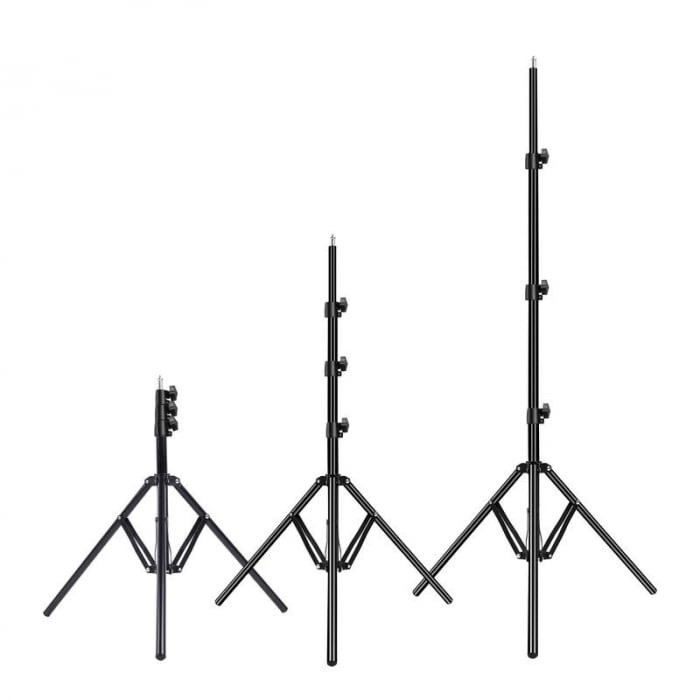 Panou Bi Color GVM 680RS, 560 LED, trepied 200 cm inclus, accesorii alimentare [5]