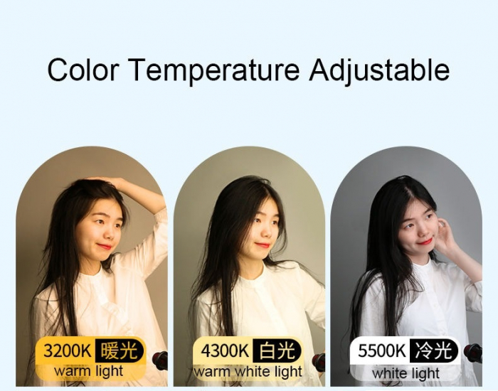 Panou Bi Color Hakutatz 240 LED, trepied 200 cm inclus, telecomanda control [4]