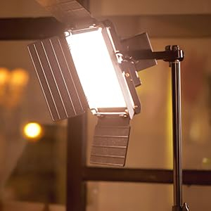 Panou video LED GVM 480LS cu stativ reglabil, 2300K-6800K, CRI97+, TLCI97+, control Bluetooth prin aplicatie, iluminare continua pentru fotografie si filmare [7]
