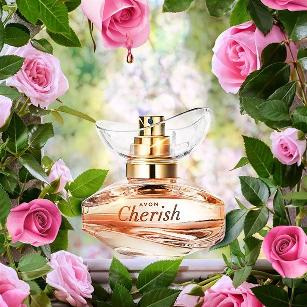 Parfum dama Avon Cherish 50 ml, apa de parfum floral fructata lemnoasa cu iasomie Sambac, flori de cires, piper roz, crin, mosc alb si santal [4]