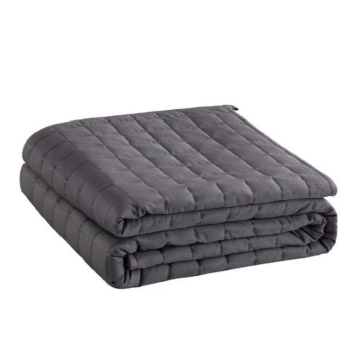 Patura senzoriala, calmeaza sistemul nervos, tratament pentru insomnie, greutate 8 kg, 200x150 cm - Gri [2]