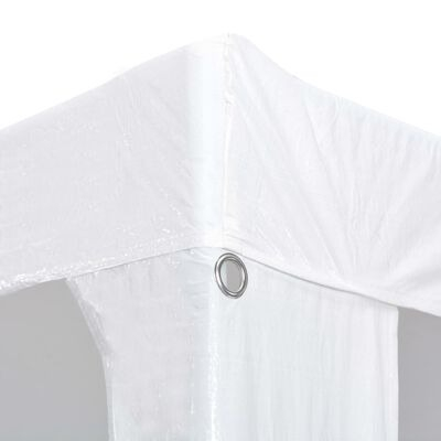 Cort pavilion de gradina,curte,evenimente,3x9 m fara pereti laterali - Alb [4]