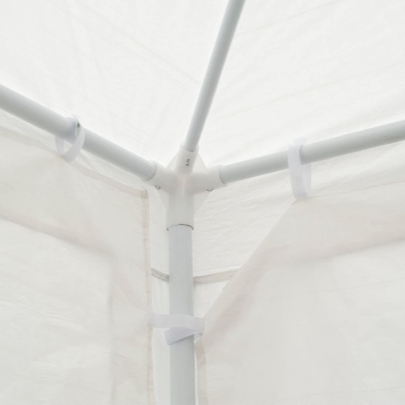 Pavilion de gradina,curte,evenimente 3x6m cu 6 pereti laterali cu ferestre - Alb [7]