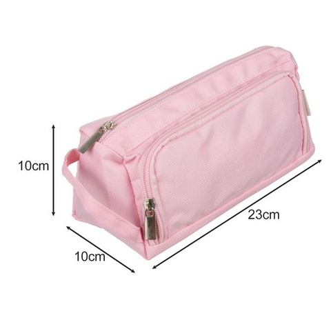 Penar extensibil pentru rechizite si accesorii, doua compartimente cu organizare inteligenta, roz, 23 x 10 x 10 cm [9]