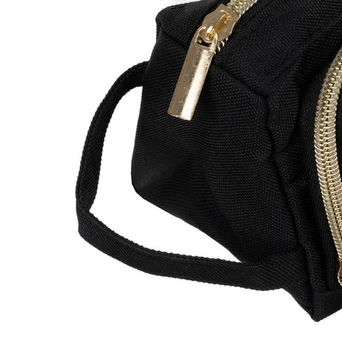 Penar multifunctional pentru scoala si birou, cu 2 compartimente si organizare inteligenta, material Oxford, negru [5]