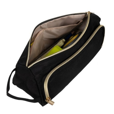 Penar multifunctional pentru scoala si birou, cu 2 compartimente si organizare inteligenta, material Oxford, negru [4]
