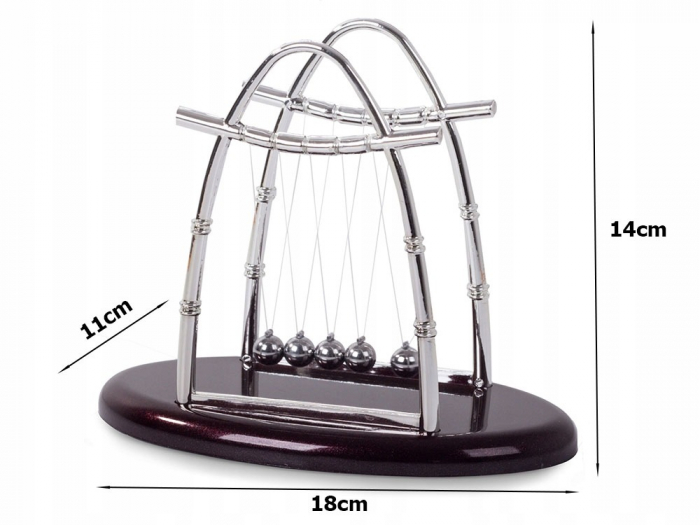 Pendul Newton pentru birou cu 5 bile, un gadget sau cadou uimitor, materiale de inalta calitate [3]
