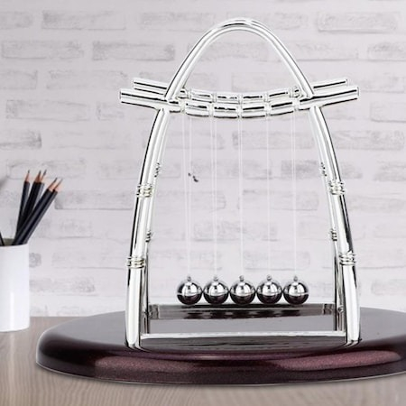 Pendul Newton XXL pentru birou cu 5 bile, un gadget sau cadou uimitor, materiale de inalta calitate [3]