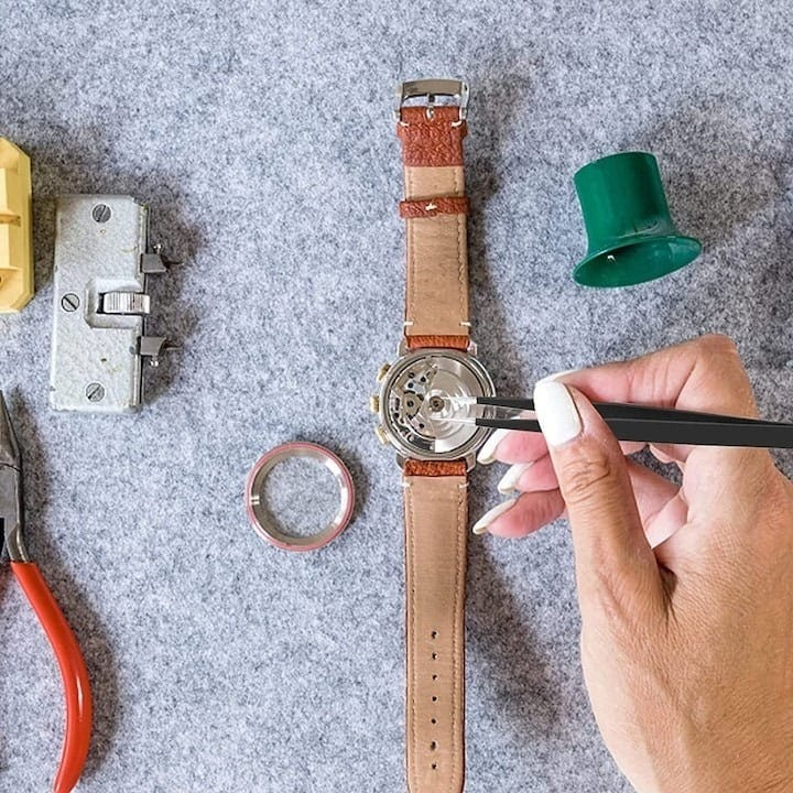 Pensetă de precizie multifuncțională ESD-13, 122 mm, antistatică, din oțel inoxidabil, vârf rotunjit – pentru electronice, bijuterii și lucrări fine [4]