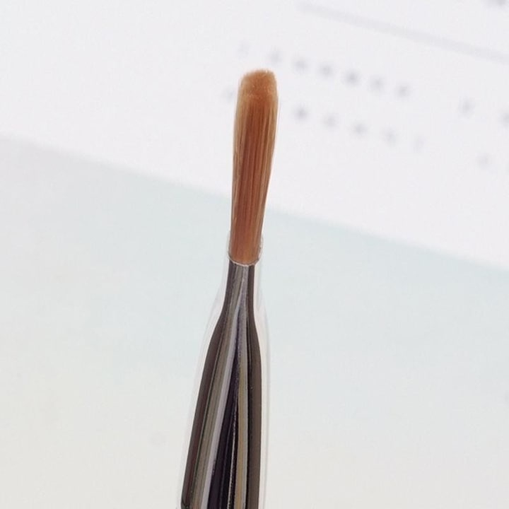 Pensula pentru face painting si aplicatii cosmetice, varf lat, peri sintetici delicati, utilizare multipla pentru machiaj artistic si body painting, negru [3]