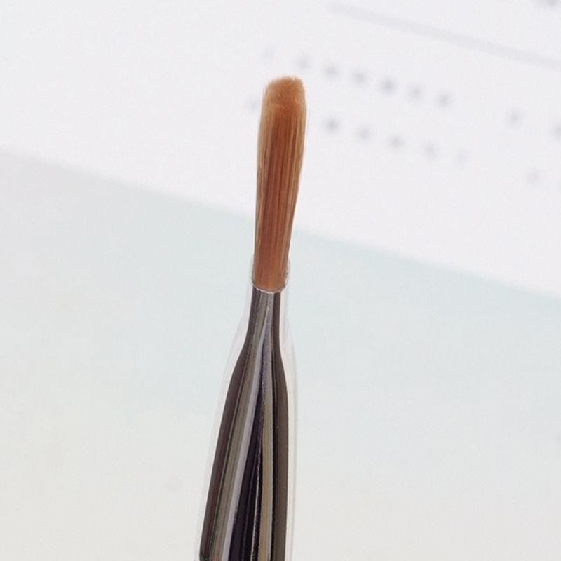 Pensula pentru pictura, body painting, cosmetice, multifunctionala, varf plat, peri sintetici fini, maner ergonomic, plastic, negru [11]