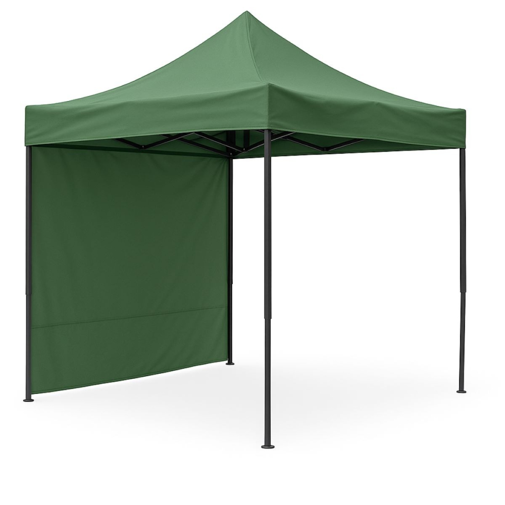 Perete lateral pentru cort tip pavilion, 3 m, poliester impermeabil, verde [5]