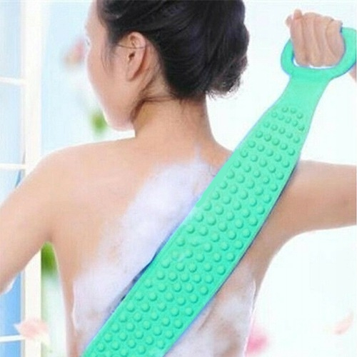 Perie de baie pentru corp si zone greu accesibile, silicon, Verde [2]