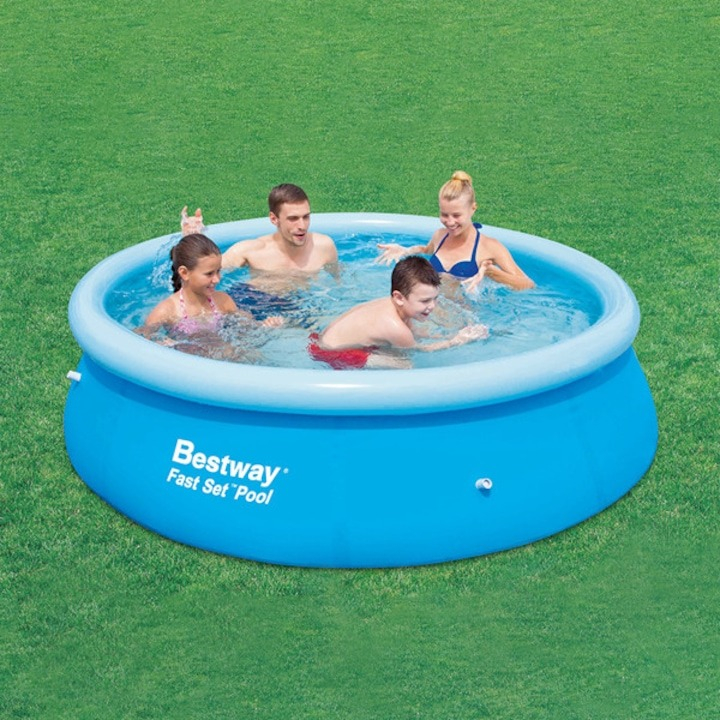Piscina gonflabila de curte,gradina 244x66 cm,pereti intariti cu 3 straturi [3]