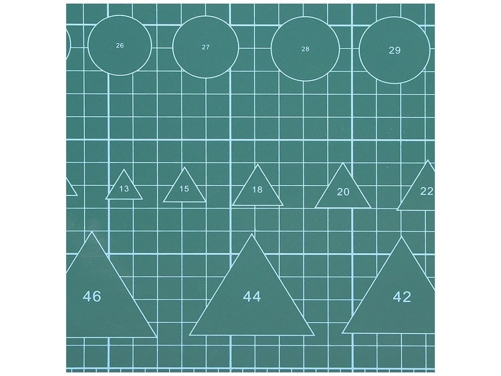 Placa de taiere profesionala fata-verso, cu auto-vindecare si scara vizibila, verde, pentru taiere precisa si modelare [6]