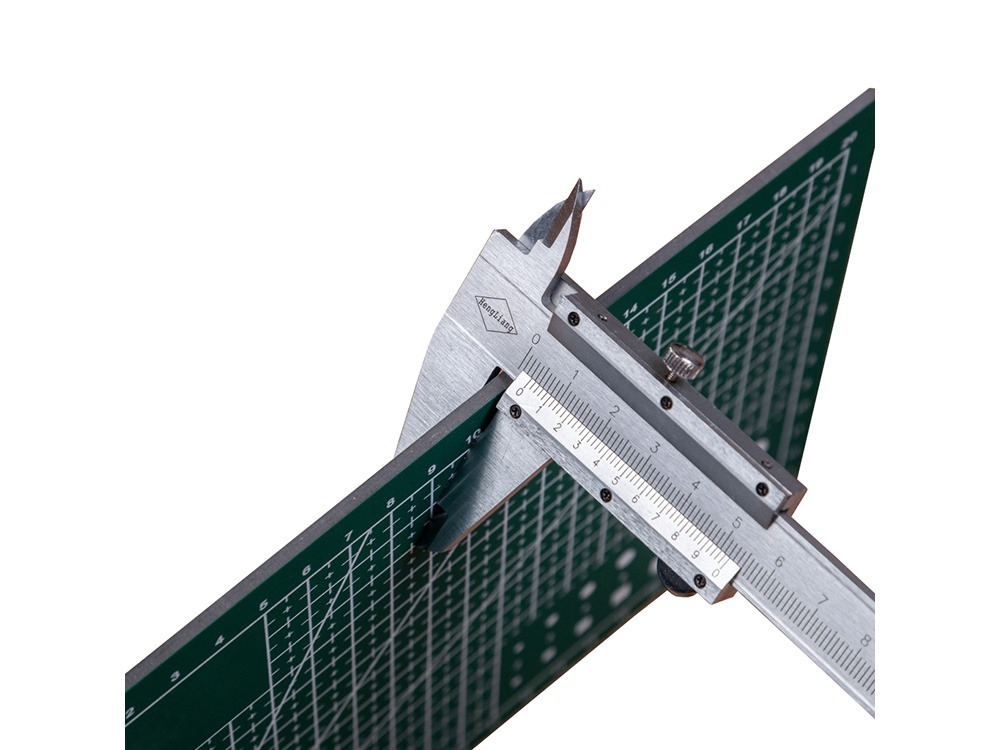 Placa pentru taiere precisa, modelare, fata-verso, cu auto-vindecare A4, 22 x 30 cm, scara clar vizibila, verde [6]