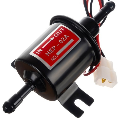 Pompa electrica pentru transfer combustibil, fier, 12V, 80-120 l / h, 16 x 8.7 cm [10]
