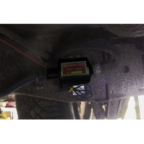 Pompa electrica pentru transfer combustibil, fier, 12V, 80-120 l / h, 16 x 8.7 cm [9]