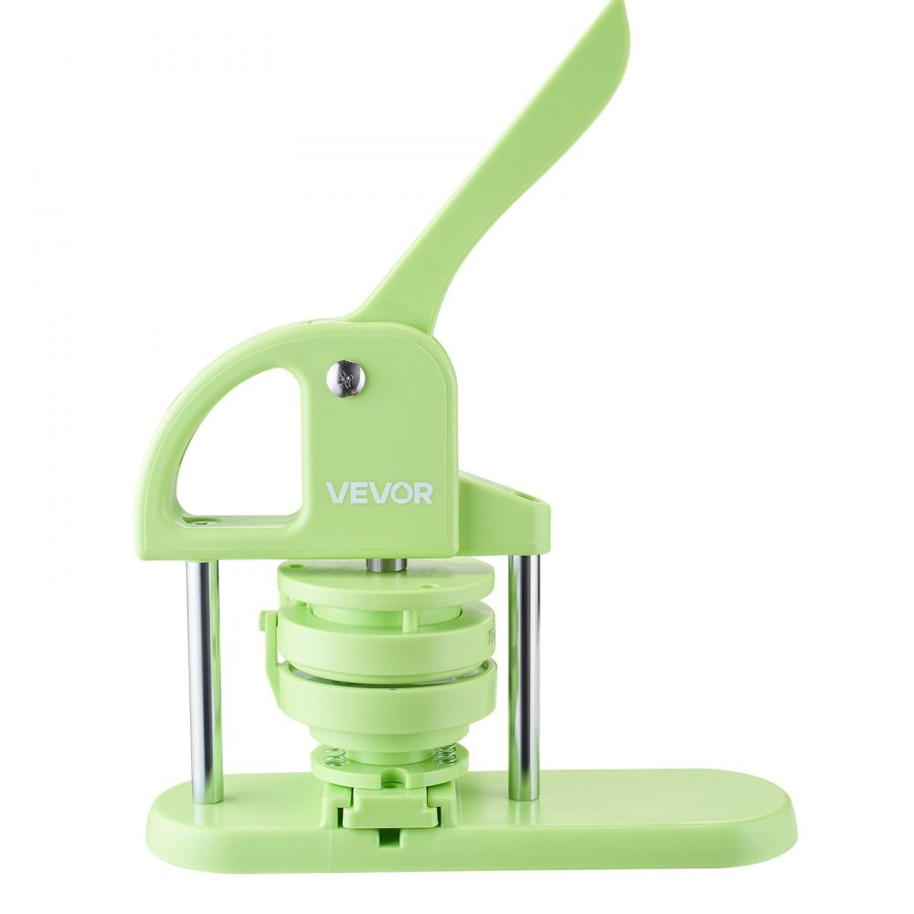 Presa insigne Dodaco 75 mm, set complet 100 piese, maner ergonomic, cutter circular, verde [10]
