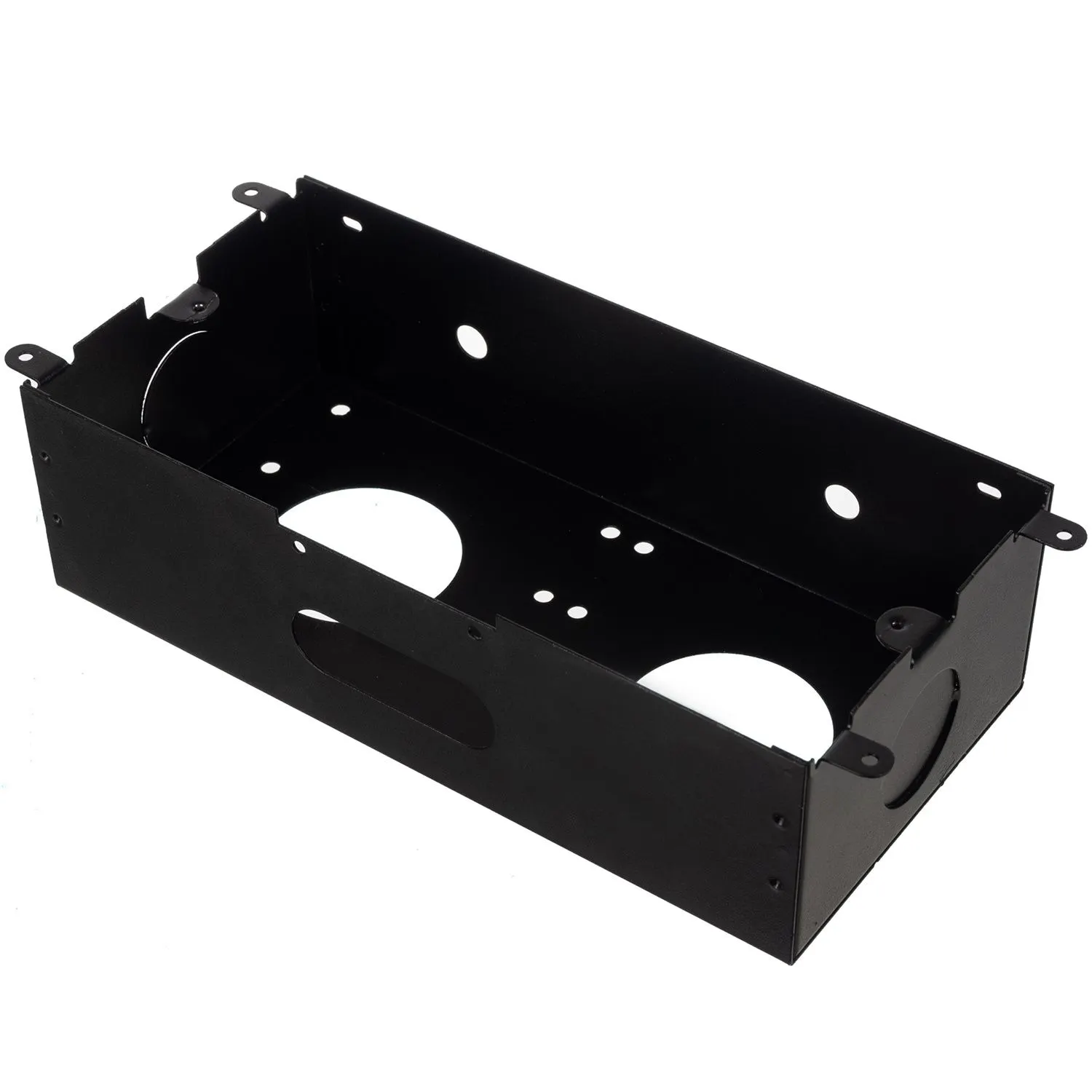 Priza incorporabila neagra 28,5 x 16,5 x 8 cm, 2 prize Schuko si 2 porturi USB [2]
