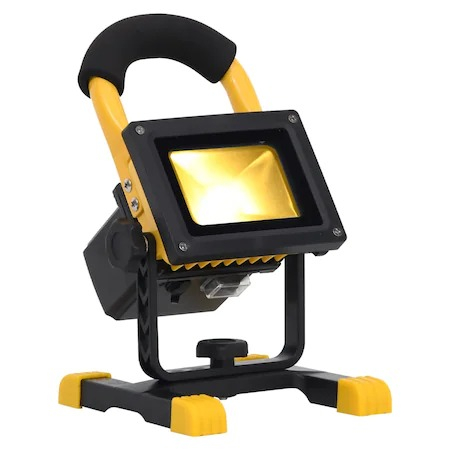 Proiector portabil LED 20W, alimentare 12V, alimentare 220V + 3 baterii [6]