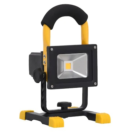 Proiector portabil LED 20W, alimentare 12V, alimentare 220V + 3 baterii [5]