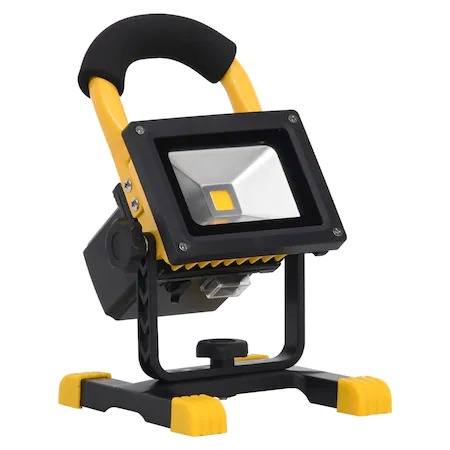 Proiector portabil LED 20W, alimentare 12V, alimentare 220V + 3 baterii [2]