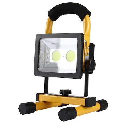 Proiector LED, putere 30W, alimentare priza 12V, alimentare 220V + acumulatori [3]