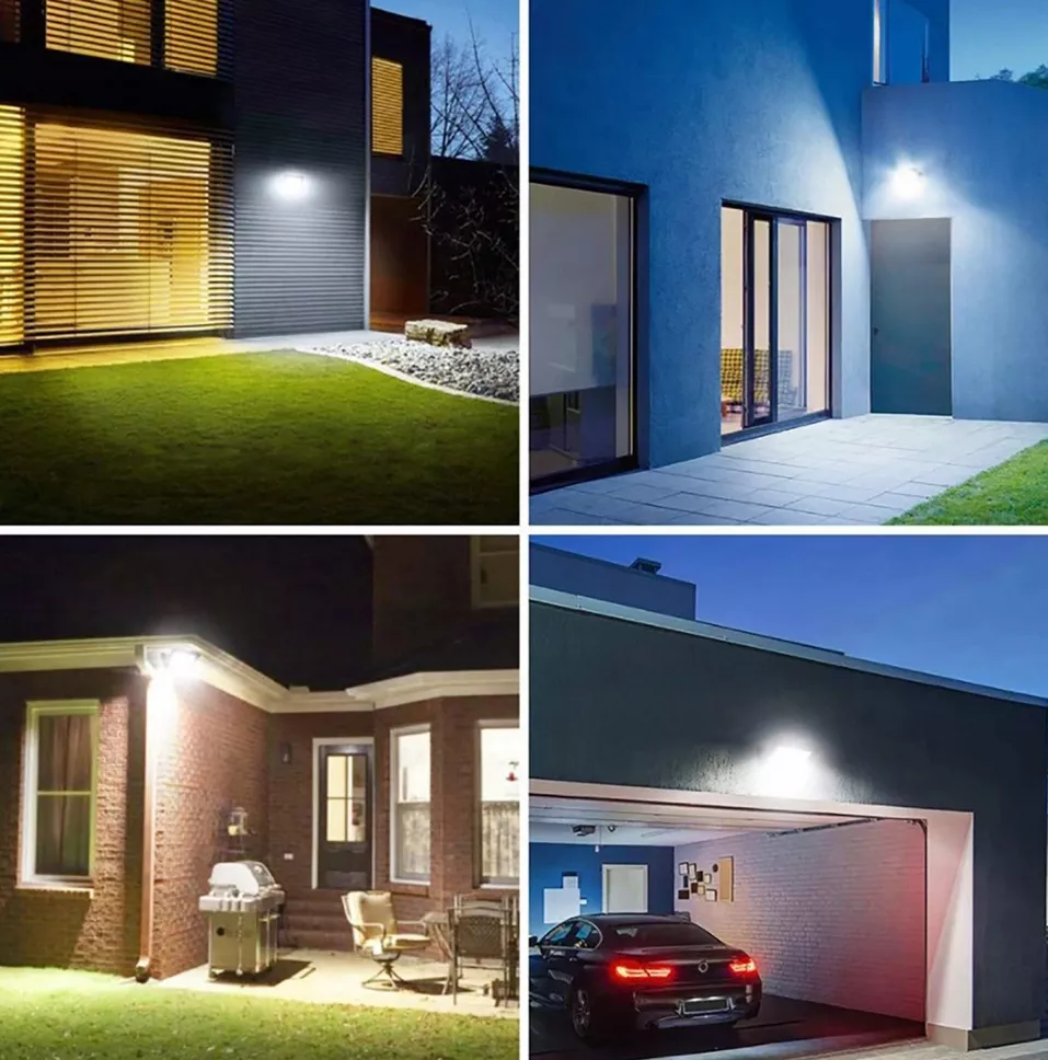 Proiector LED negru 355 x 260 x 35 mm, 300W, 27000 lm, lumina alba rece 6500K, IP66 [4]