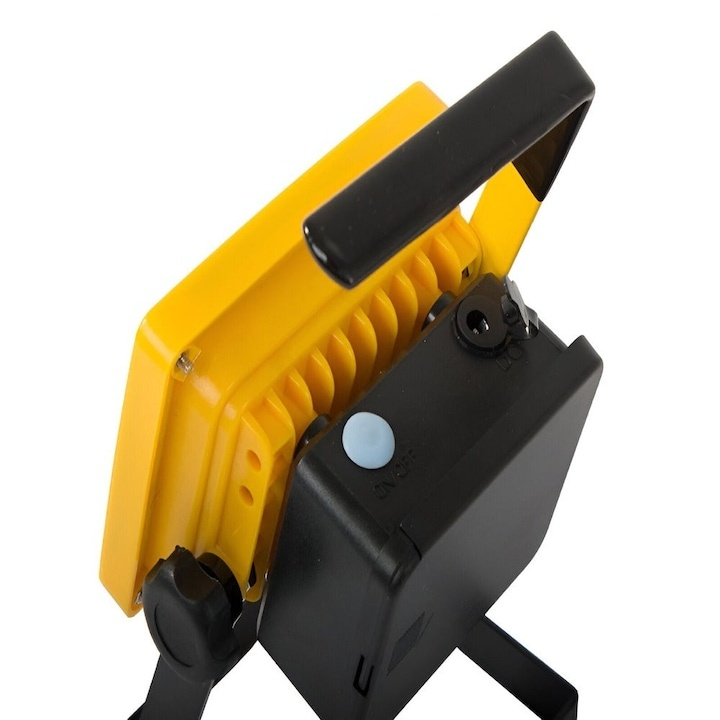 Proiector LED portabil reincarcabil cu 20 LED SMD, 2400 lumeni, 25W, IP65, 3 moduri iluminare, cu baterii incluse [9]