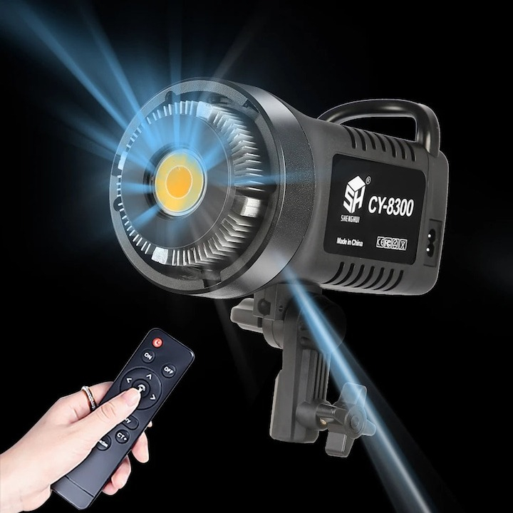 Proiector LED profesional pentru fotografii, 100 W, culoare reglabila, 1000K-9000K [5]
