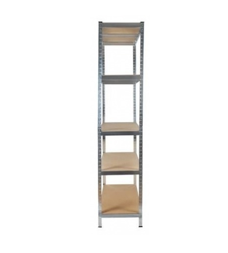 Raft de depozitare metalic, 220x100x45 cm, sarcina maxima 1000kg, 5 nivele, cadru otel zincat [3]