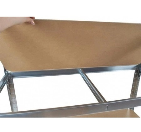 Raft metalic pentru depozitare cu 5 polite, capacitate175kg/polita, total 875kg,180x90x40cm [3]