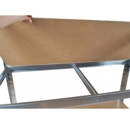 Raft metalic pentru depozitare cu 5 polite, capacitate175kg/polita, total 875kg,180x90x45cm [4]