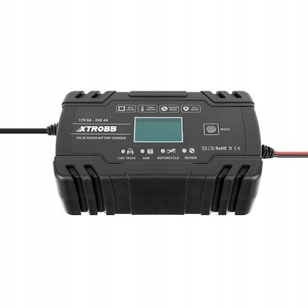 Redresor auto multifunctional 12V/8A - 24V/4A, tensiune 100-240V, Negru [5]