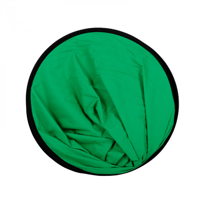 Reflector pliabil, panou de fundal foto profesional 150x200 cm, verde-gri cu geanta de transport [4]