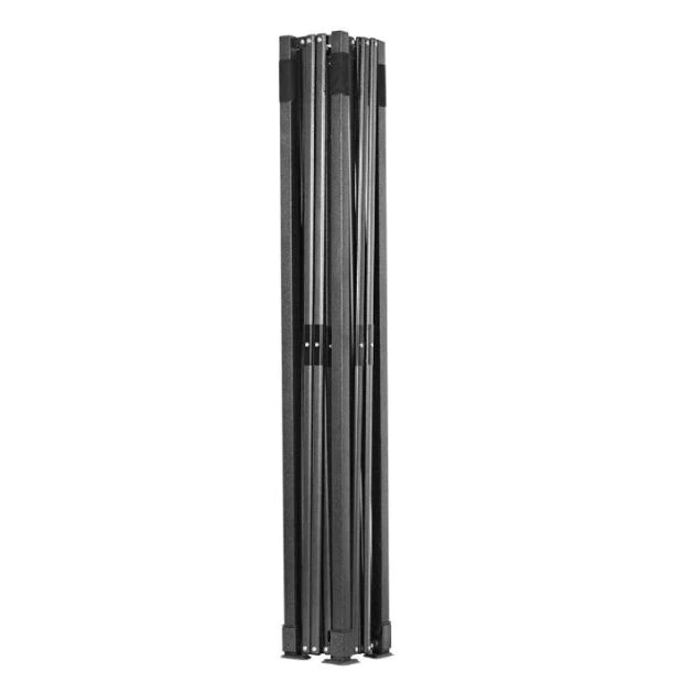 Cort Pavilion 3x3m Albastru Pliabil Cadru Metal pentru Curte, Gradina, Evenimente [4]
