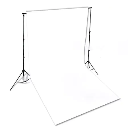 Fundal foto studio,panza din bumbac,dimensiune 300x300 cm - Alb [4]