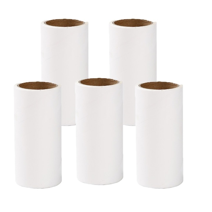 Rezerva pentru rola de curatat scame, 10 x 4.3 cm, alb [10]