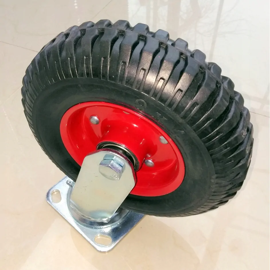 Roata fixa 200 mm, 235 kg, latime 58 mm, placa 115 x 100 mm, rulment dublu cu bile [4]